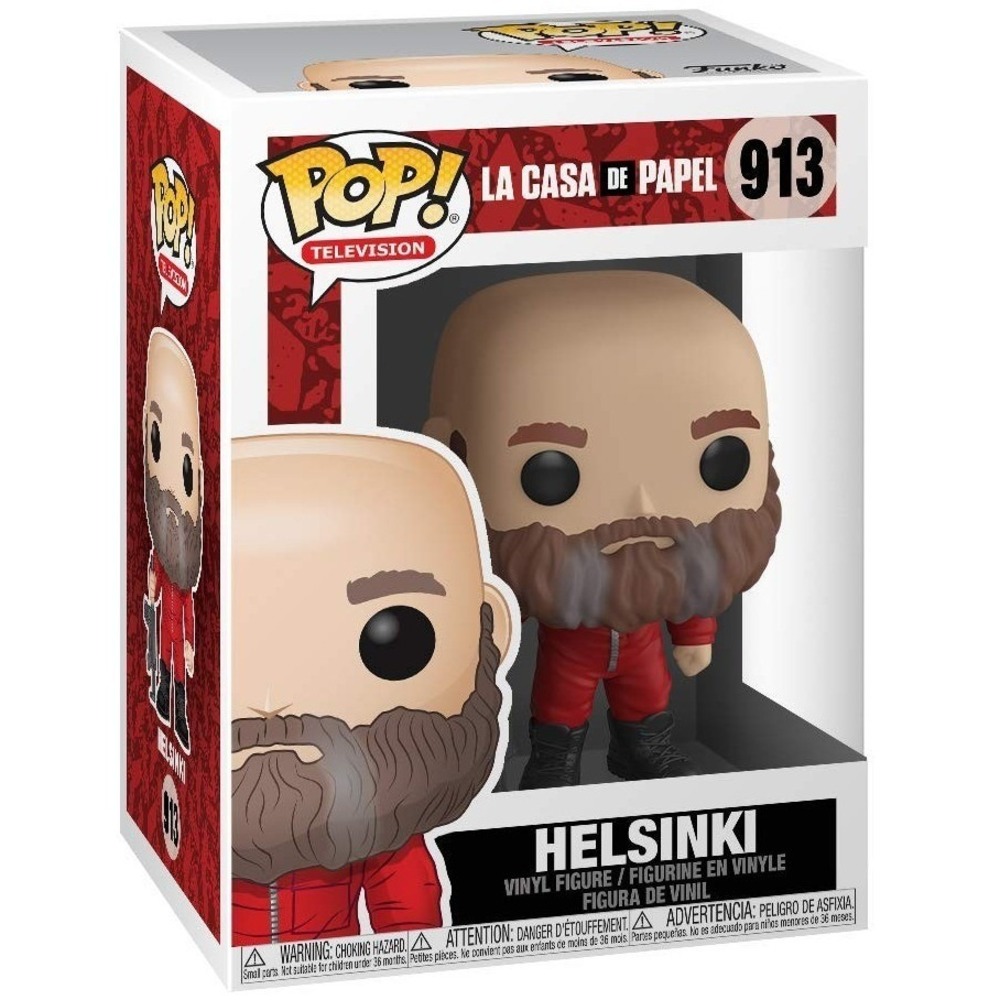 Funko Pop La Casa De Papel Helsinki 913 Money Heist Vinyl Figure Netflix Series